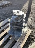 500mm slate pyramid water feature | Welsh Slate Water Features 05