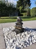600mm Slate Pyramid Water Feature - Welsh Slate Water Features 01
