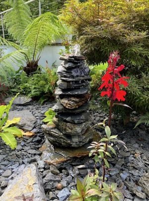 600mm Slate Pyramid Water Feature