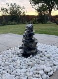 600mm Slate Pyramid Water Feature - Welsh Slate Water Features 02