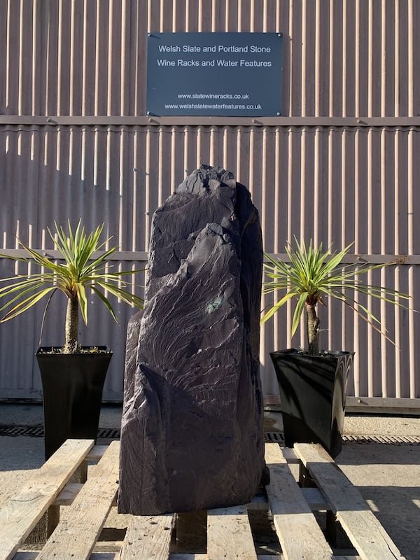 Slate Monolith Garden Feature