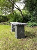 welsh slate outdoor bench