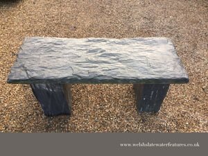 Welsh Slate Bench