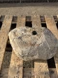 white boulder water feature