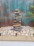 1500mm Slate Pyramid Water Feature Close Up | Welsh Slate Water Features