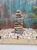 1500mm Slate Pyramid Water Feature Close Up | Welsh Slate Water Features