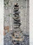1500mm Slate Stack Pyramid | Welsh Slate Water Features