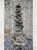 1500mm Slate Stack Pyramid | Welsh Slate Water Features