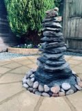 750mm Slate Pyramid Water Feature | Welsh Slate Water Features