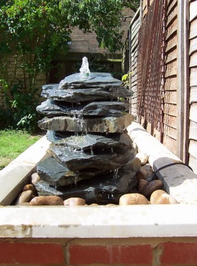 750mm Slate Pyramid Water Feature