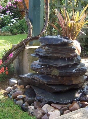 600mm Slate Pyramid Water Feature