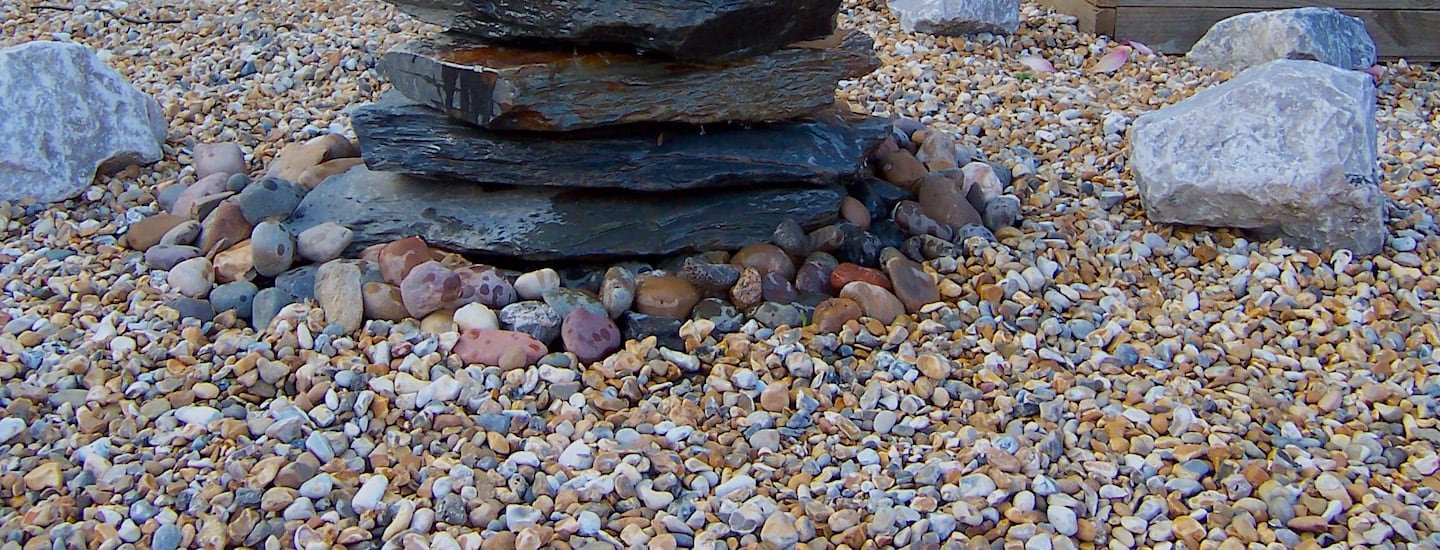 How To Lay Gravel In Your Garden | Welsh Slate Water Features