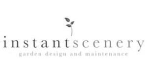 Instant Scenery Logo B+W | Welsh Slate Water Features