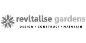 Revitalise Gardens Logo B+W | Welsh Slate Water Features