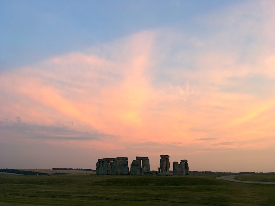 Skies Over Stonehenge | Welsh Slate Water Features