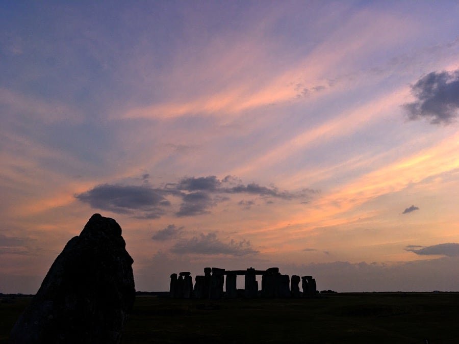 Stonehenge August Sunset | Welsh Slate Water Features