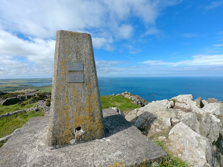 Garn Fawr trig point | Welsh Slate Water Features