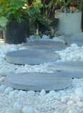 Slate Stepping Stones Pack 5 x 300mm | Welsh Slate Water Features 06