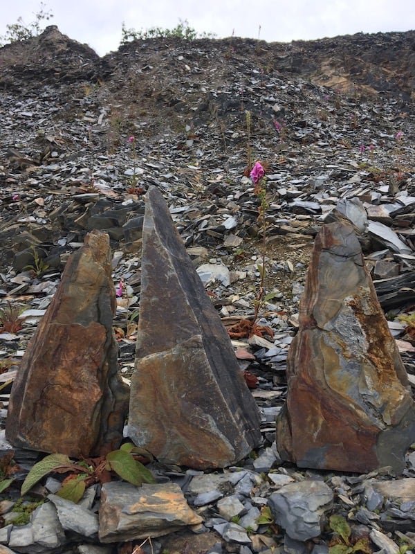 Bespoke Monolith Trio | Welsh Slate Water Features