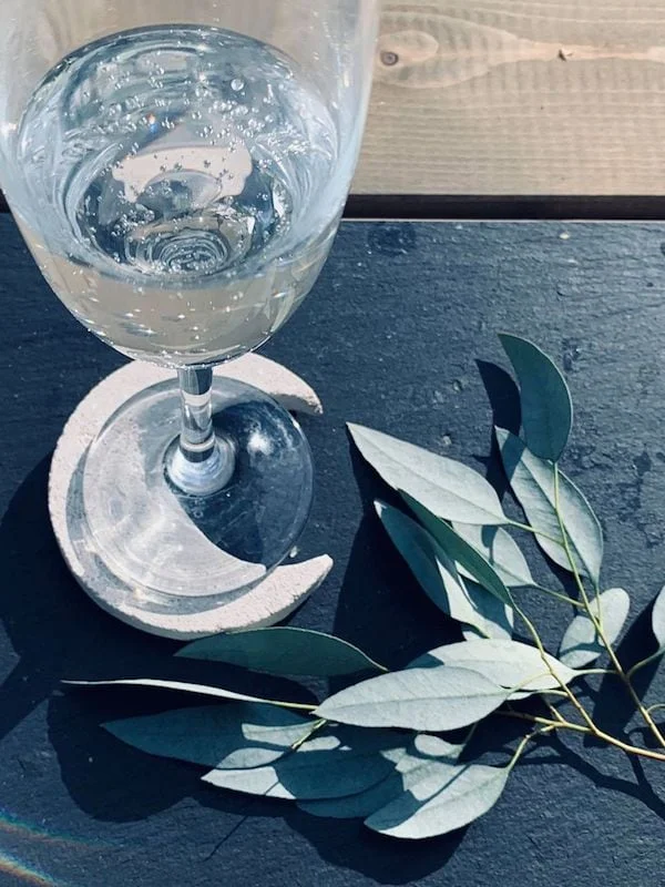 Buy Moon Coasters in Portland Stone | Welsh Slate Water Features