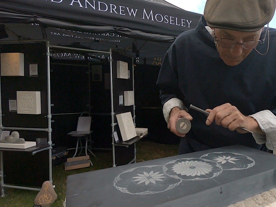 Raymond Moseley at Stansted Park | Welsh Slate Water Features