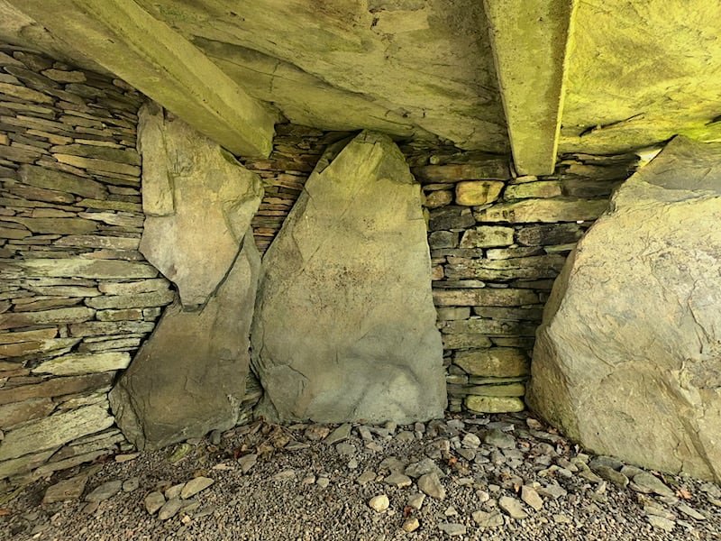 The capstone from below