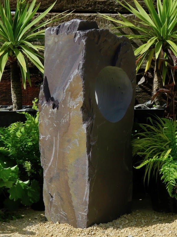 Garden Window Stone WS12 | Welsh Slate Water Features 04