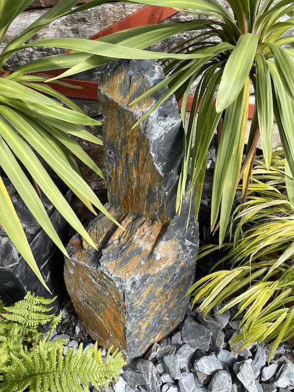 Slate Monolith SM103 Standing Stone | Welsh Slate Water Features 14