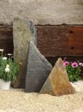 Triad of Stones TS04 01 | Welsh Slate Water Features