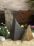 Triad of Stones TS04 03 | Welsh Slate Water Features