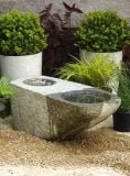 Granite Stone Bird Bath SBB6 | Welsh Slate Water Features 01