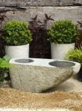 Granite Stone Bird Bath SBB6 | Welsh Slate Water Features 02