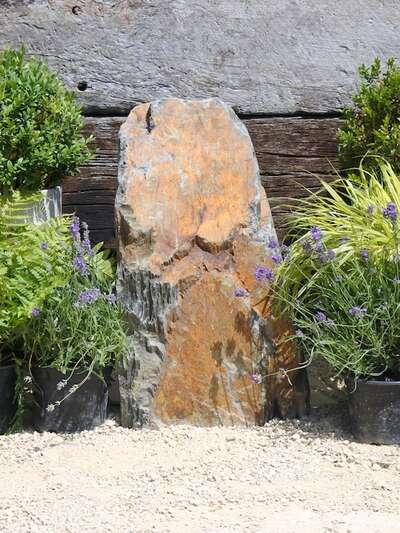 standing stone for garden design decorative rock