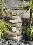 Purbeck stone water feature for a garden design