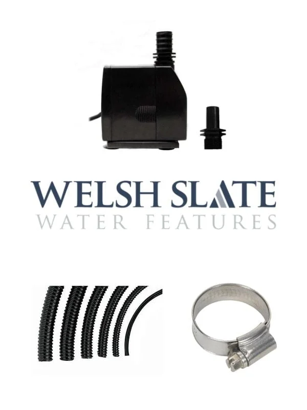 Water Feature 2000lph Pump Pack | Welsh Slate Water Features