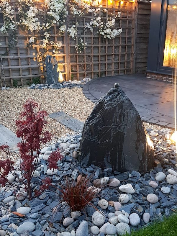 Japanese Monolith JM21 | Welsh Slate Water Features