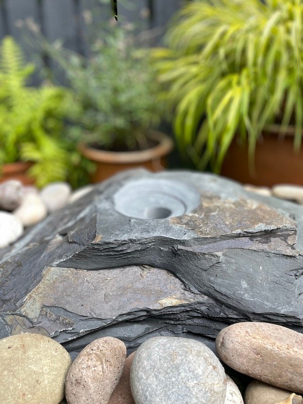 Slate Boulder SB22 Water Feature | Welsh Slate Water Features 02