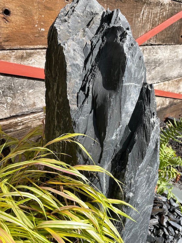 Japanese Monolith JM22 Standing Stone | Welsh Slate Water Features 03
