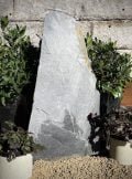Japanese Monolith JM27 Standing Stone | Welsh Slate Water Features 01