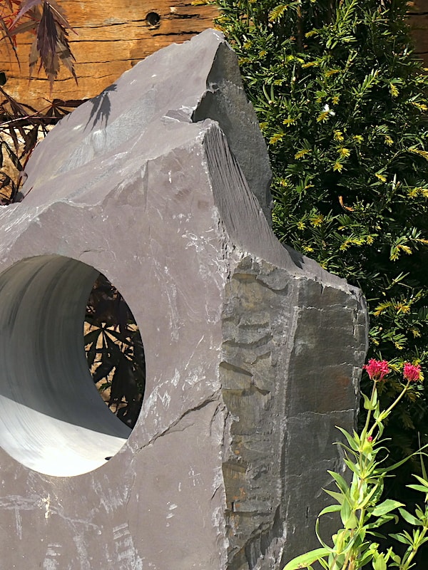 Window Stone WS28 Water Feature | Welsh Slate Water Features 07