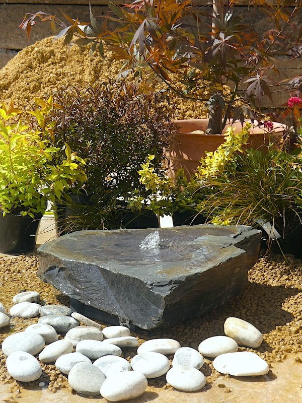 Slate Boulder SB31 Water Feature | Welsh Slate Water Features 02