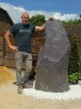 Slate Monolith SM227 Standing Stone | Welsh Slate Water Features 08