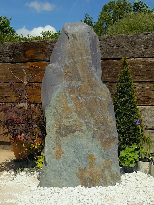 Slate Monolith SM227 Standing Stone | Welsh Slate Water Features
