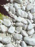 White Zen Pebbles for Garden Designs | Welsh Slate Water Features 02