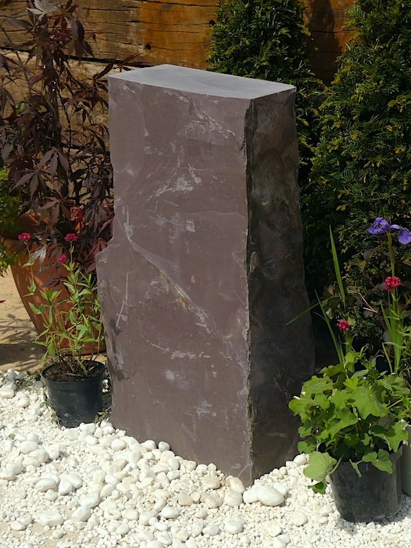 Slate Monolith SM231 Standing Stone | Welsh Slate Water Features 01