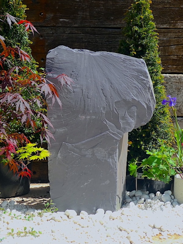 Slate Monolith SM239 Standing Stone | Welsh Slate Water Features 04