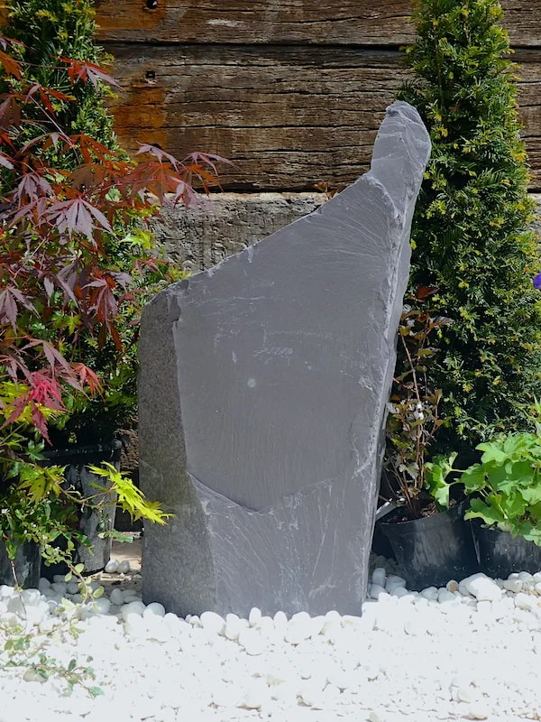 Slate Monolith SM246 Standing Stone | Welsh Slate Water Features 1