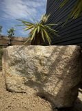 Purbeck Stone Bench created from a large boulder