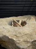 Stone Boulder SB51 Fire Pit | Welsh Slate Water Features 09