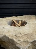 Stone Boulder SB51 Fire Pit | Welsh Slate Water Features 10